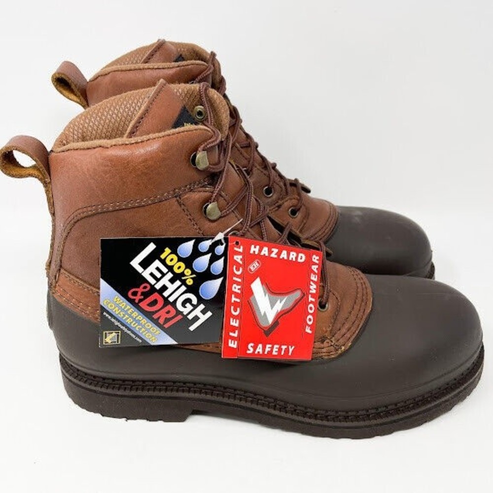 Lehigh Safety Shoes Swampers Unisex 6" Steel Toe Waterproof Work Boots Sz 13 NEW - Picture 5 of 10